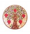 Handmade plate apple tree