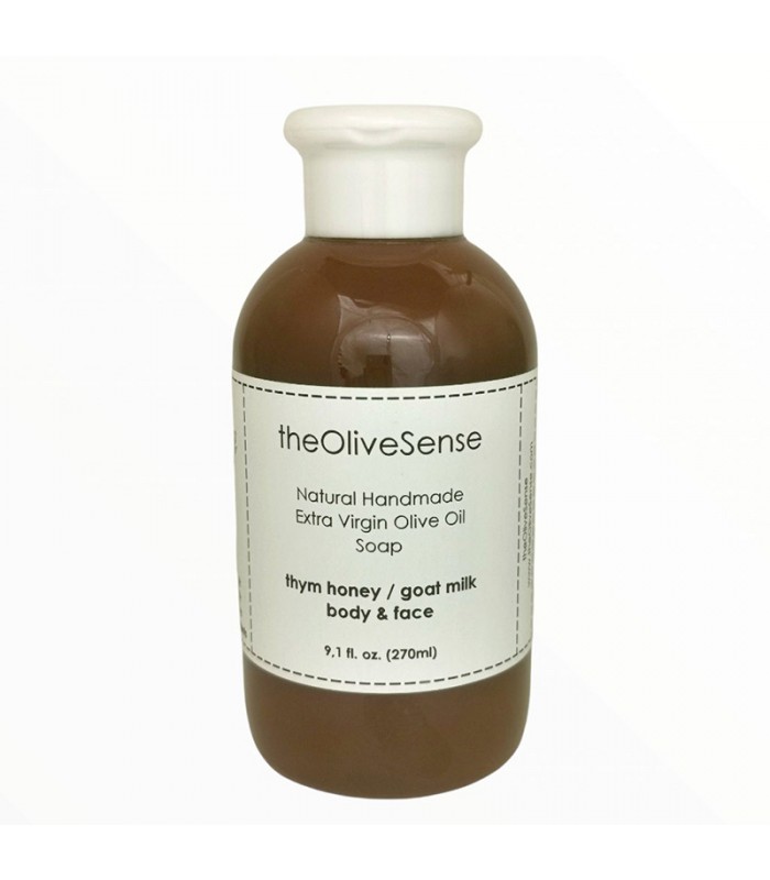 TheOliveSense Liquid Olive Oil soap with Milk & Honey, 270ml