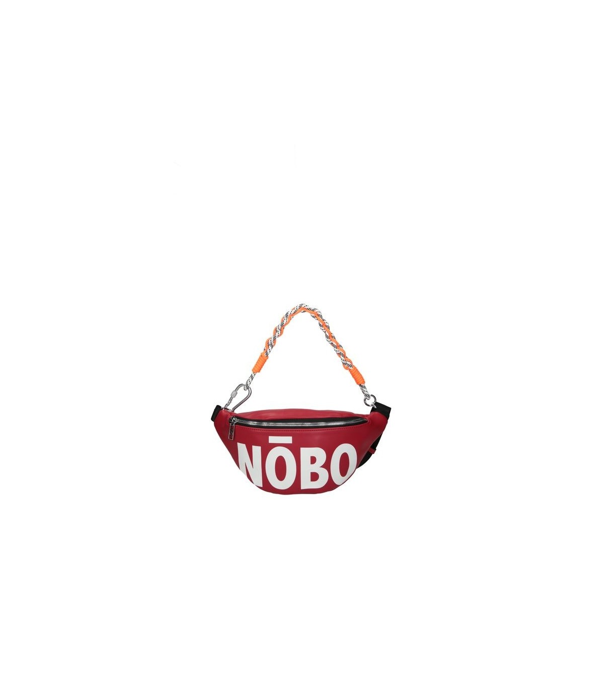 Red Nobo kidney with large logo print