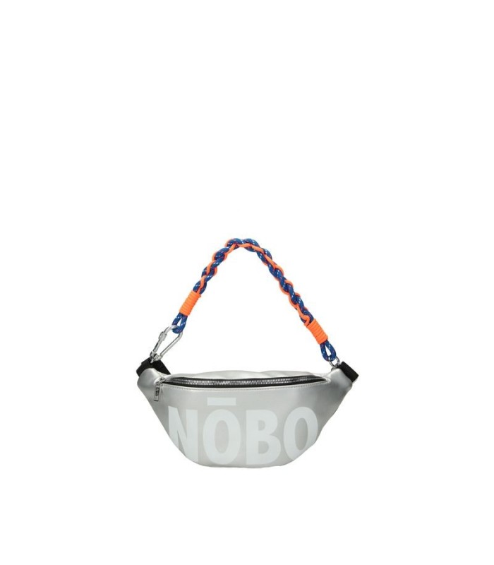 Nobo silver kidney with large logo print