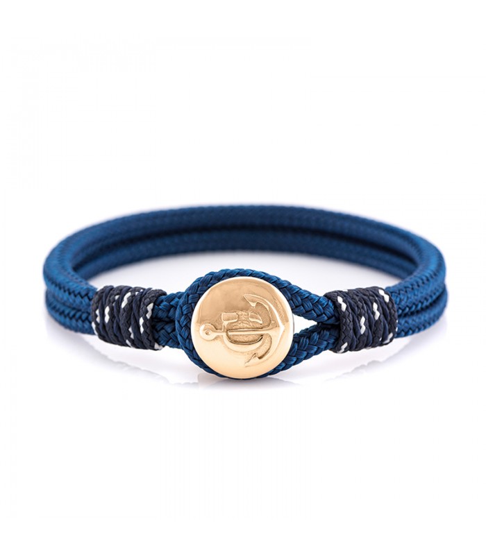 Constantin Maritime Bracelet made of sail rope, blue