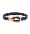 Constantin Maritime Leather Bracelet, Blue