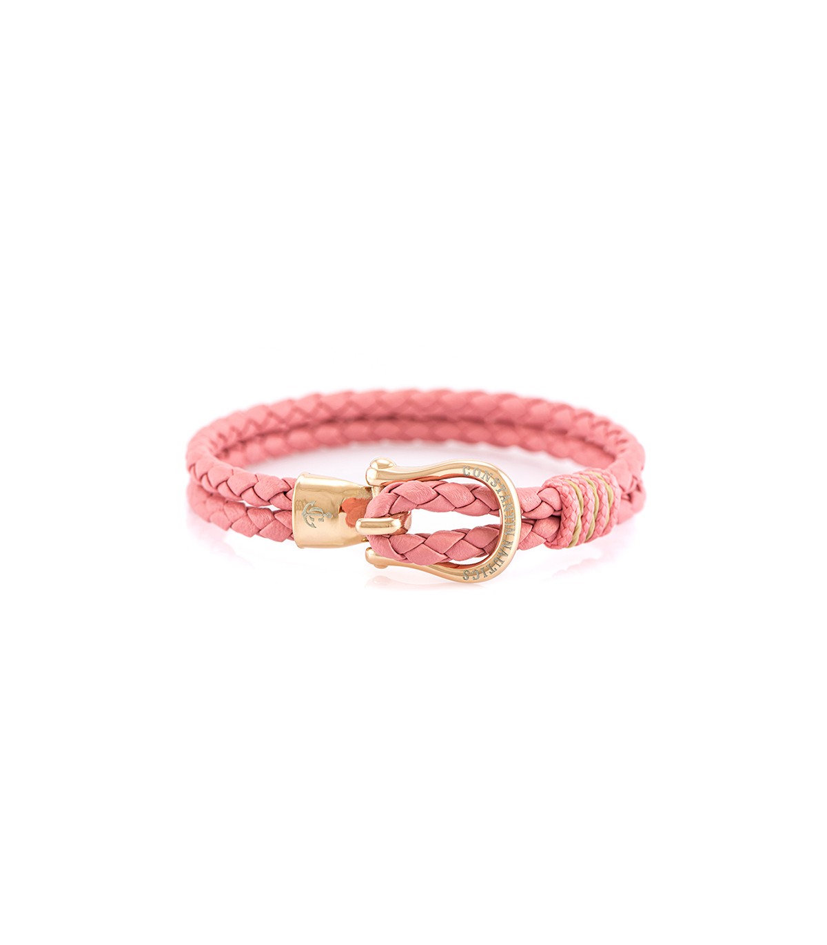 Constantin Maritime Leather Bracelet, Pink
